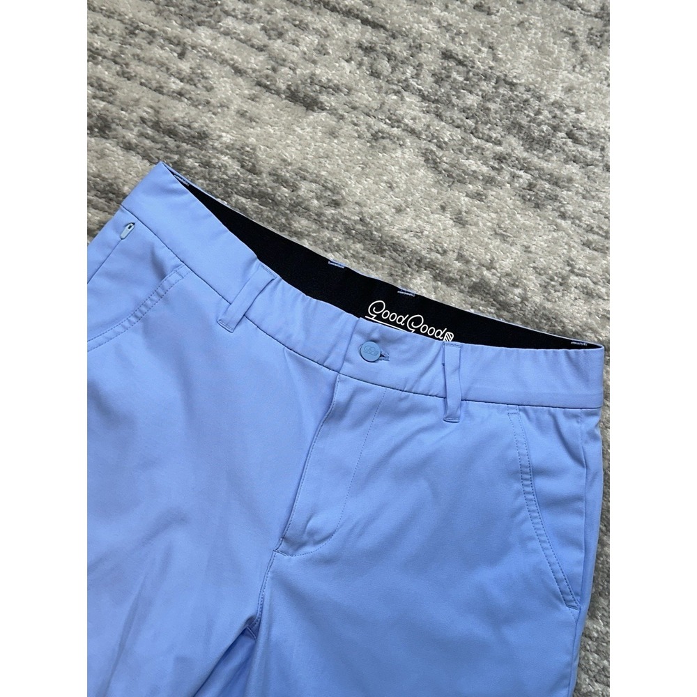 Good Good Golf Shorts Mens 28 Performance Chino Athletic Preppy Casual Blue